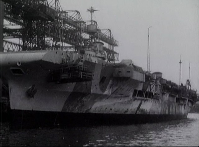 Illustrious 1941 Norfolk port dock repairs